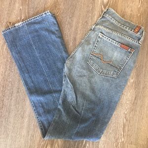 7 For All Mankind Mid-Rise Bootcut Jeans
